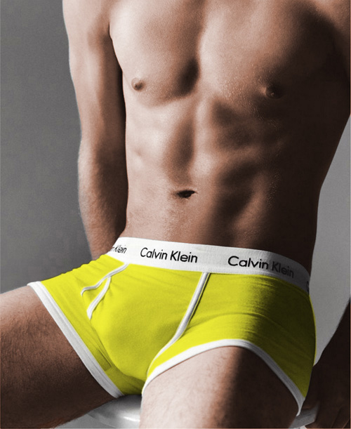 Boxer Calvin Klein Hombre 365 Blanco Amarillo